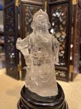 関羽様の神像・天然水晶彫刻