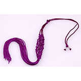 水晶玉を吊り下げる為のネット袋(紫)
